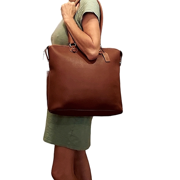 Coach Bags Rare Coach Vintage Leather Made In Italy Shoulder Tote